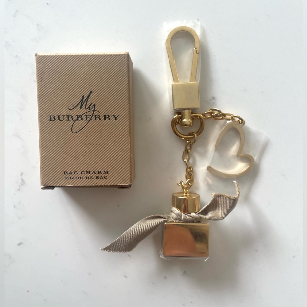 Burberry authentic bag charm or keychain